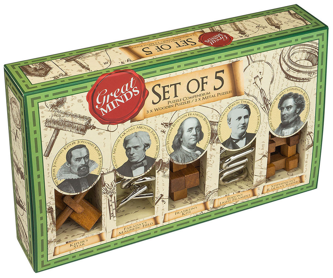 Set puzzle-uri logice Professor Puzzle – 5 bucati