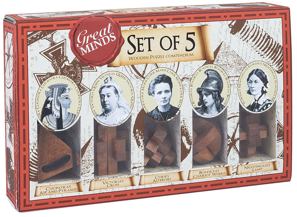 Set puzzle-uri logice Professor Puzzle – Femei, 5 bucati