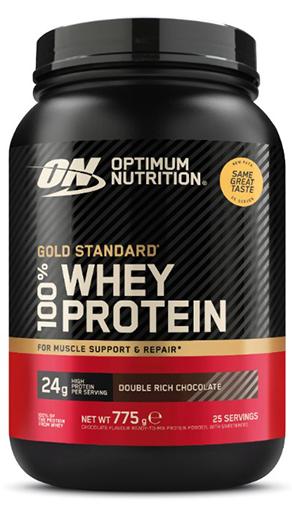 Gold Standard 100% Whey Optimum Nutrition - 775 g, ciocolată dublă