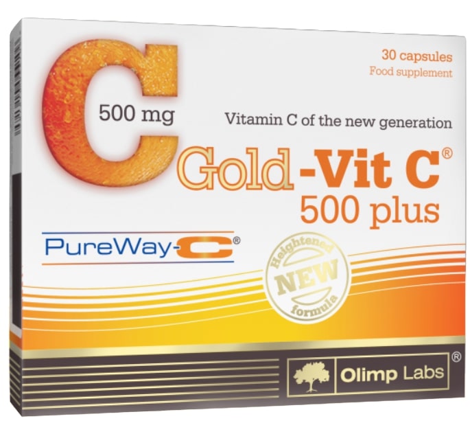 Gold Vit C Plus, 500 mg, 30 capsule, Olimp
