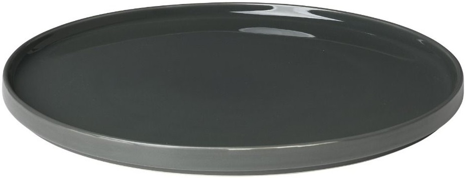 Farfurie mare Blomus - Pilar, 32 cm, gri-verde