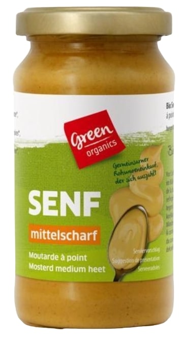 Muștar, mediu picant, 200 ml, Verde
