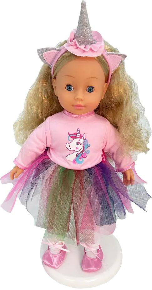 Păpușă care vorbește Dimian Bambolina - Molly Ballerina, cu 50 fraze în bulgară, 40 cm