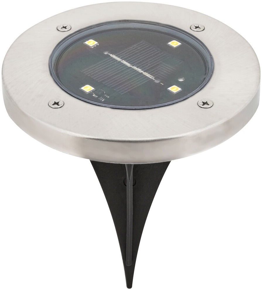 Lampă de grădină Rabalux - Dannet 7975, LED, 0,24 W, 1,2 V, IP44, argintiu