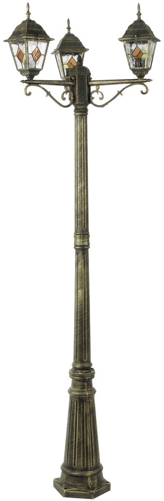 Lampă de grădină Rabalux - Monaco 8186, IP43, E27, 3 x 60W, bronz