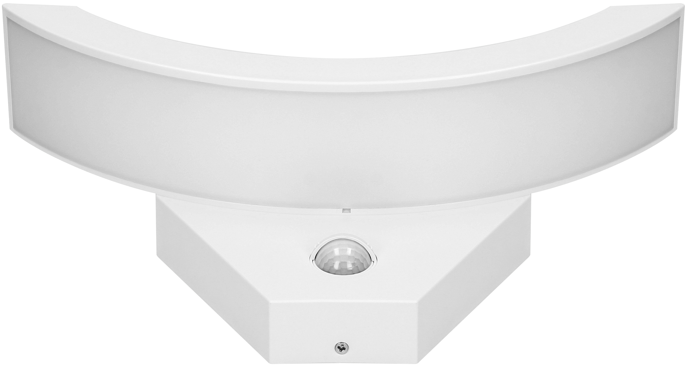 Lampă de grădină cu LED-uri Orno - Spinel, IP54, 10W, 220V, cu senzor PIR, alb