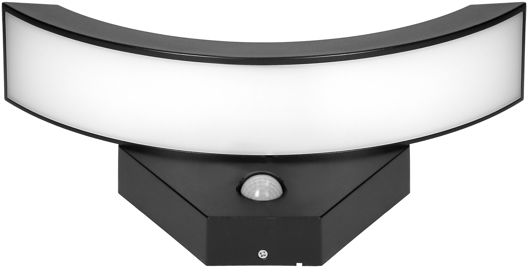 Lampă de grădină cu LED-uri Orno - Spinel, IP54, 10W, 220V, cu senzor PIR, negru