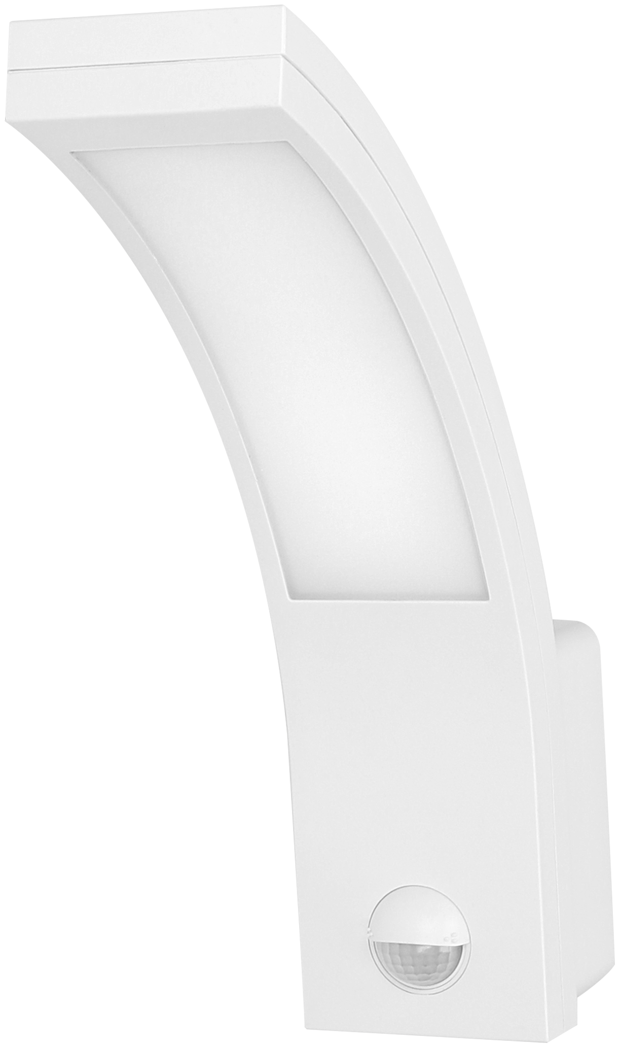 Lampă de perete de grădină Orno - Piryt, IP54, 10W, 230V, 6109BLPMR4, cu senzor PIR, alb
