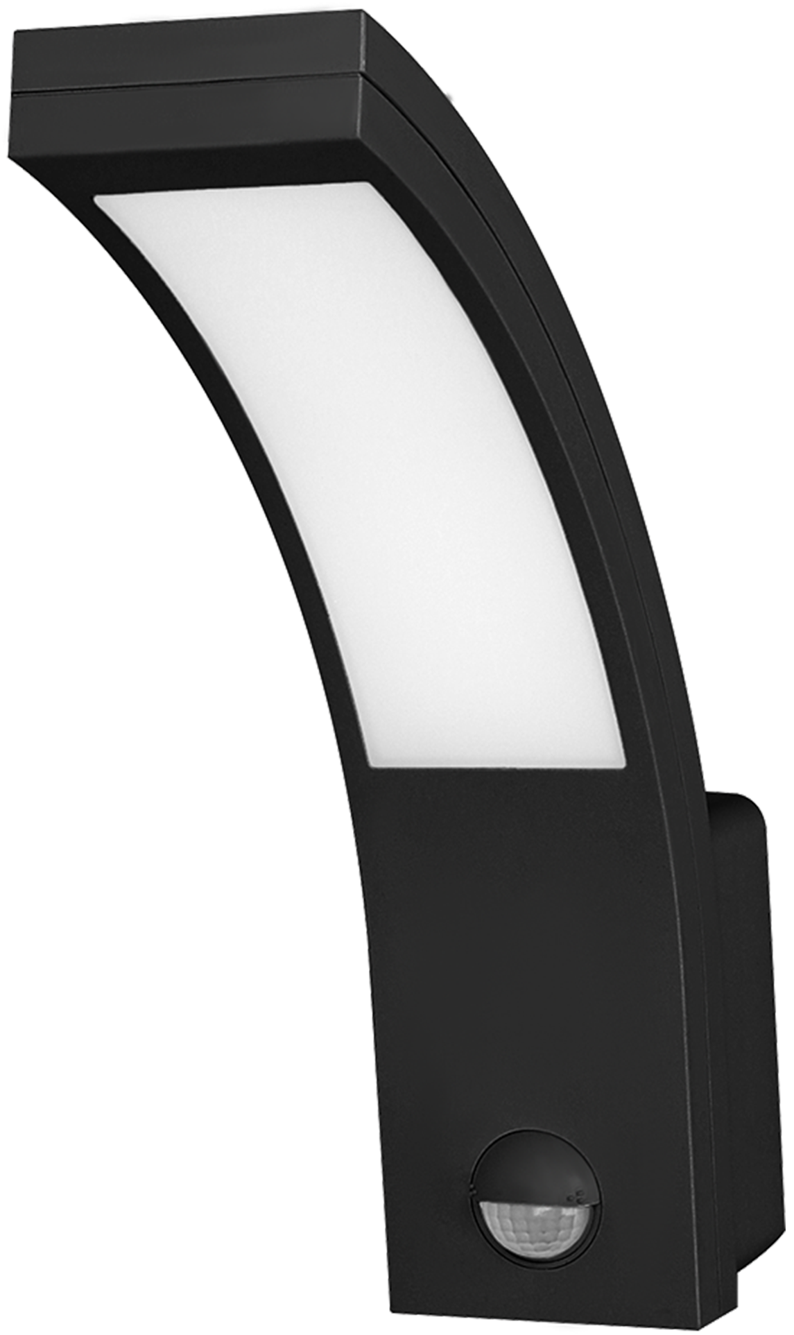 Aplice de grădină Orno - Piryt, IP54, 10W, 230V, 6109BLPMR4, cu PIR senzor, negru