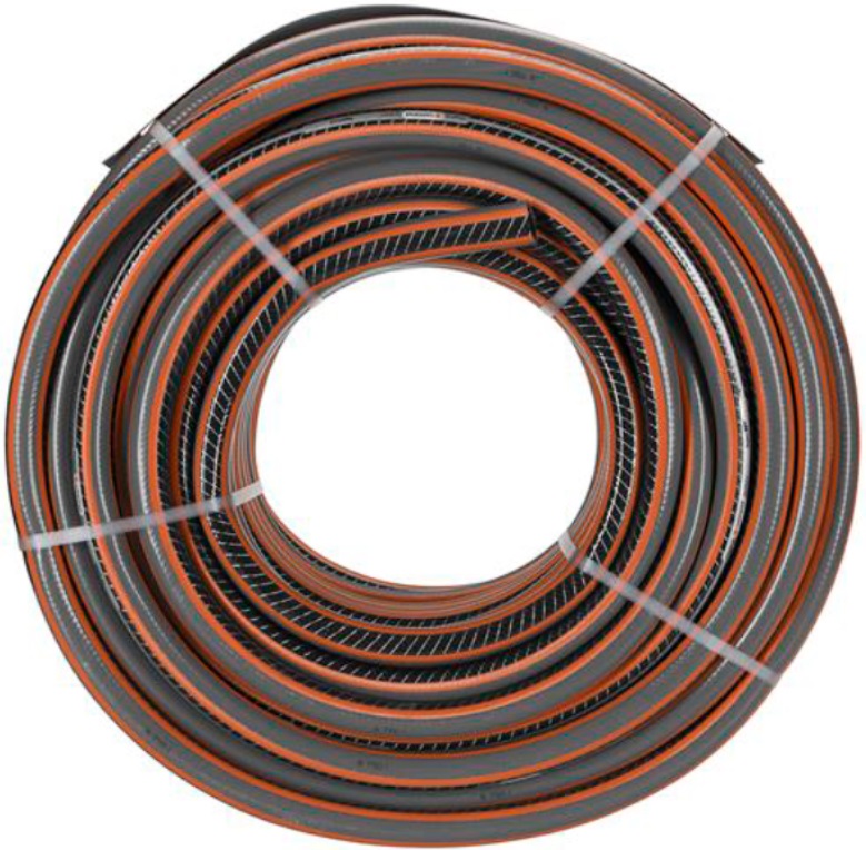 Furtun de grădină Gardena - Comfort High Flex, 3/4", 50 m, 19 mm, negru-portocaliu