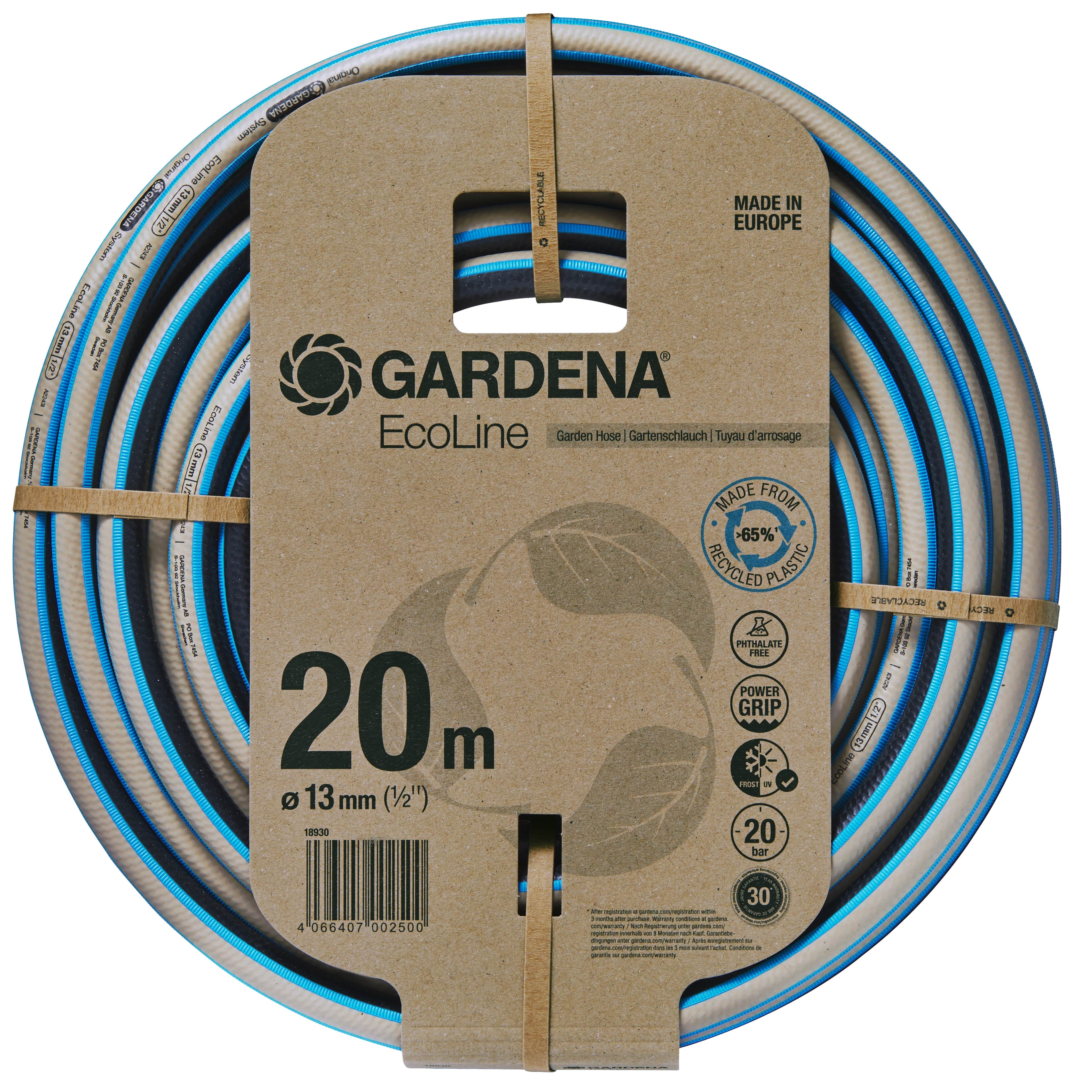 Furtun de grădină Gardena - EcoLine, 1/2'', 20 m