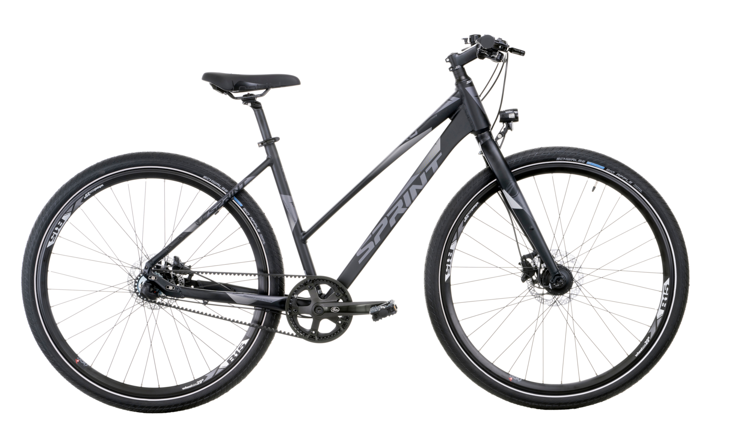 Bicicletă urbană Sintero - Lady N3, 28'', 460 mm, gri