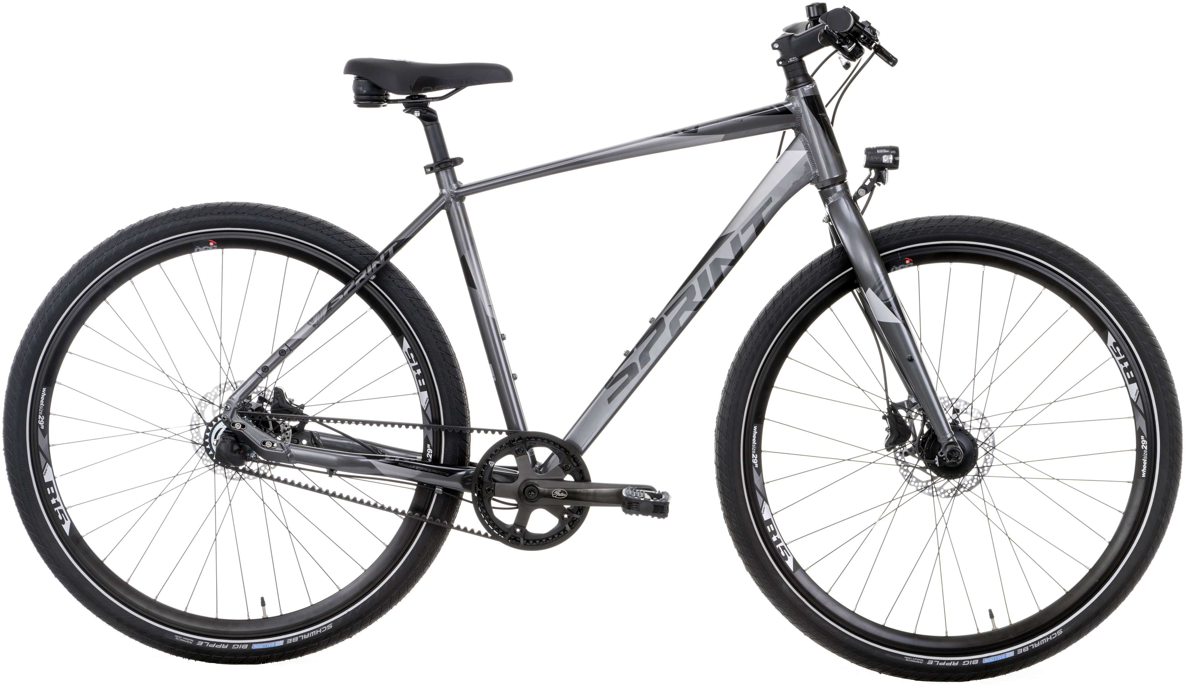 Bicicletă urbană SPRINT - Sintero MAN N3, 28'', 520 mm, gri