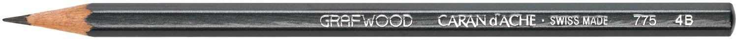 Creion de grafit  Caran d'Ache Grafwood - 4B