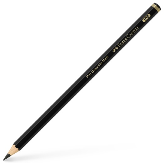 Creion grafit Faber-Castell Pitt - 10B, Mat