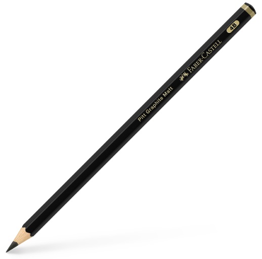 Creion grafit Faber-Castell Pitt - 4B, Mat