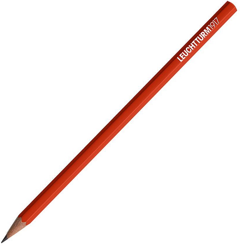 Creion grafit Leuchtturm1917 Natural Colors - HB, roșu