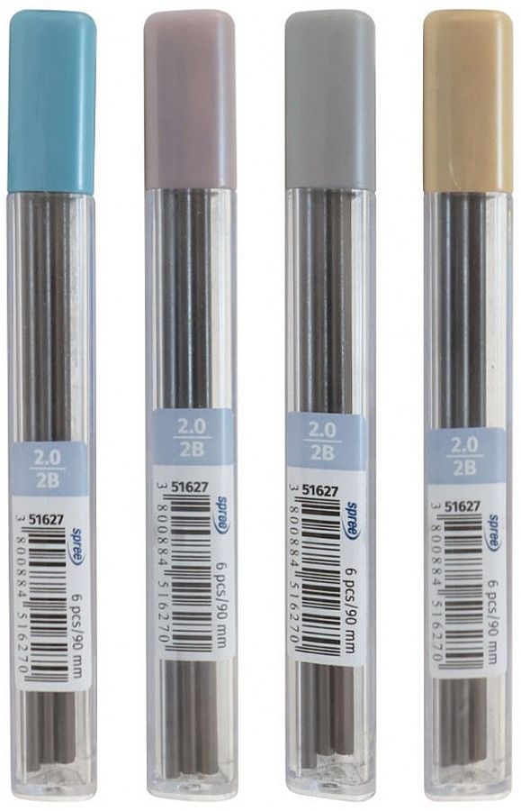 Graffiti Spree - 2.0 mm, 2B, 6 buc, sortiment