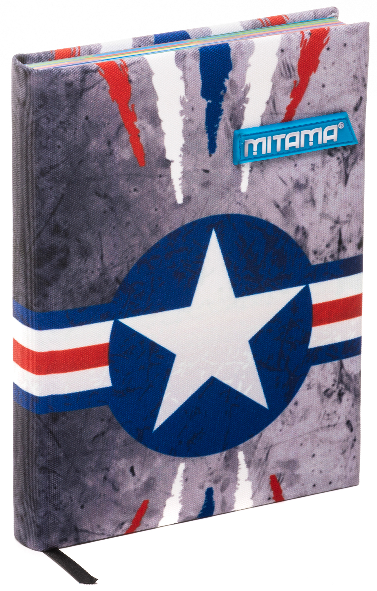 Agenda Mitama A5 - Air Force, cu coperti textile