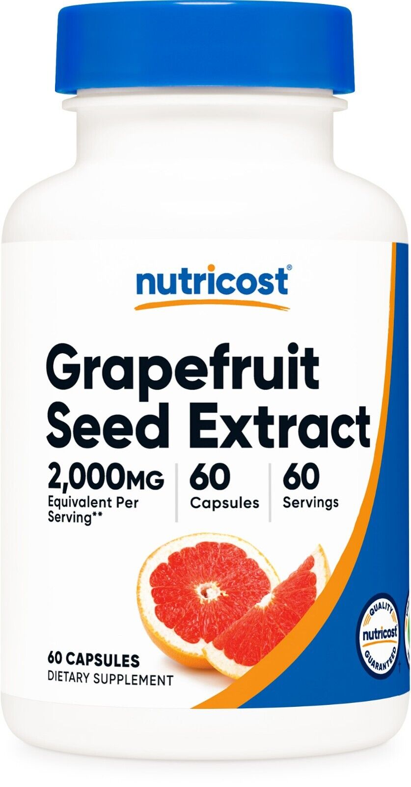 Grapefruit Seed Extract, 60 capsule, Nutricost