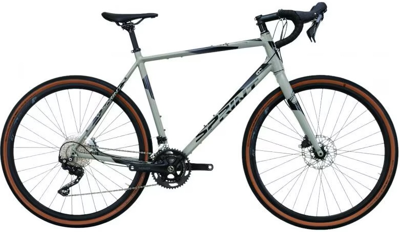 Bicicletă Gravel SPRINT - Whisper Race GRX, 28", 560 mm, gri