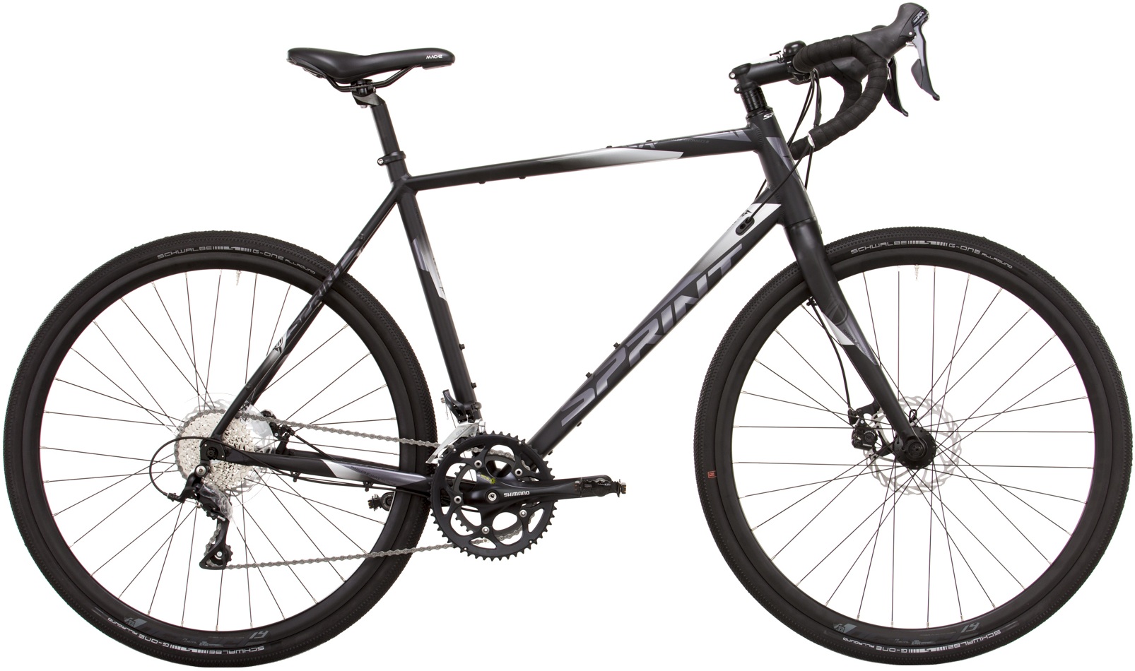 Bicicletă Gravel SPRINT - Whisper Team Sora, 28", 560 mm, negru
