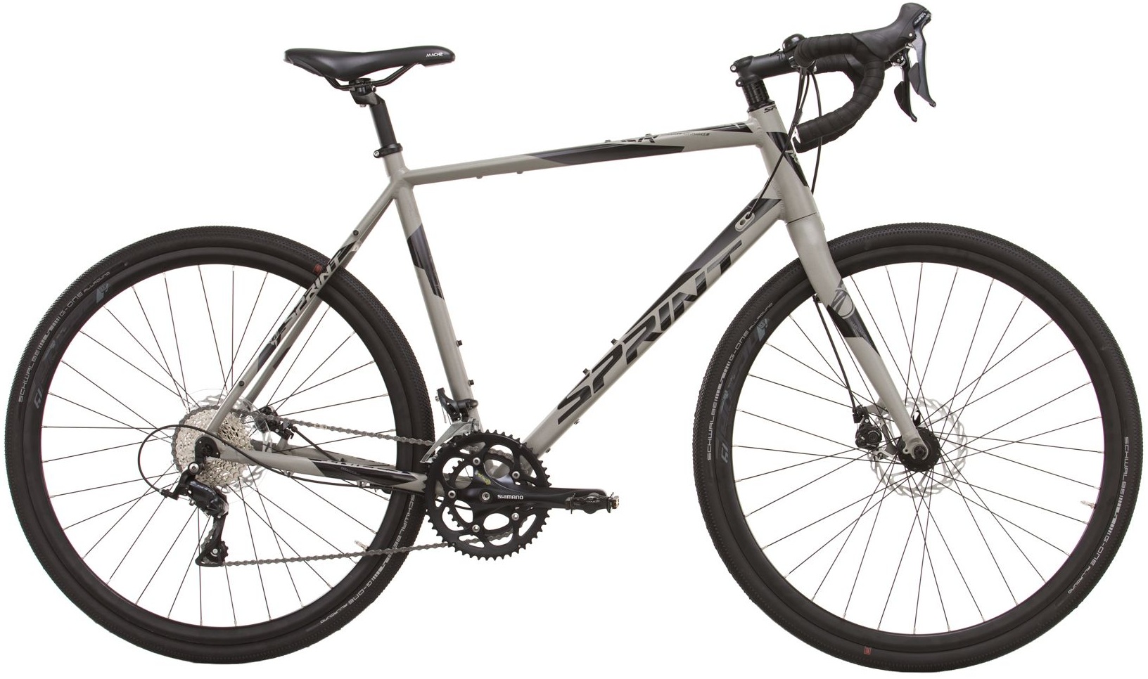 Bicicletă Gravel SPRINT - Whisper Team Sora, 28", 560 mm, gri
