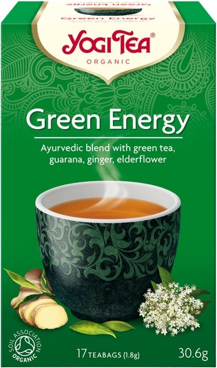 Green Energy Ceai de plante, 17 pliculețe, Yogi Tea