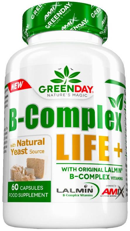 GreenDay B-complex Life +, 60 capsule, Amix