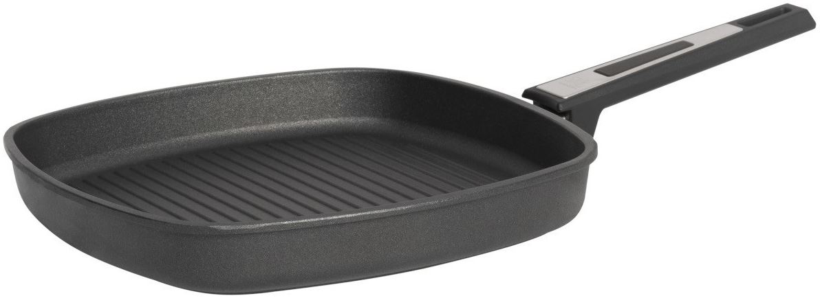 Tigaie grill SKK - 8249, 28 x 28 x 4.5 cm, acoperire antiaderentă
