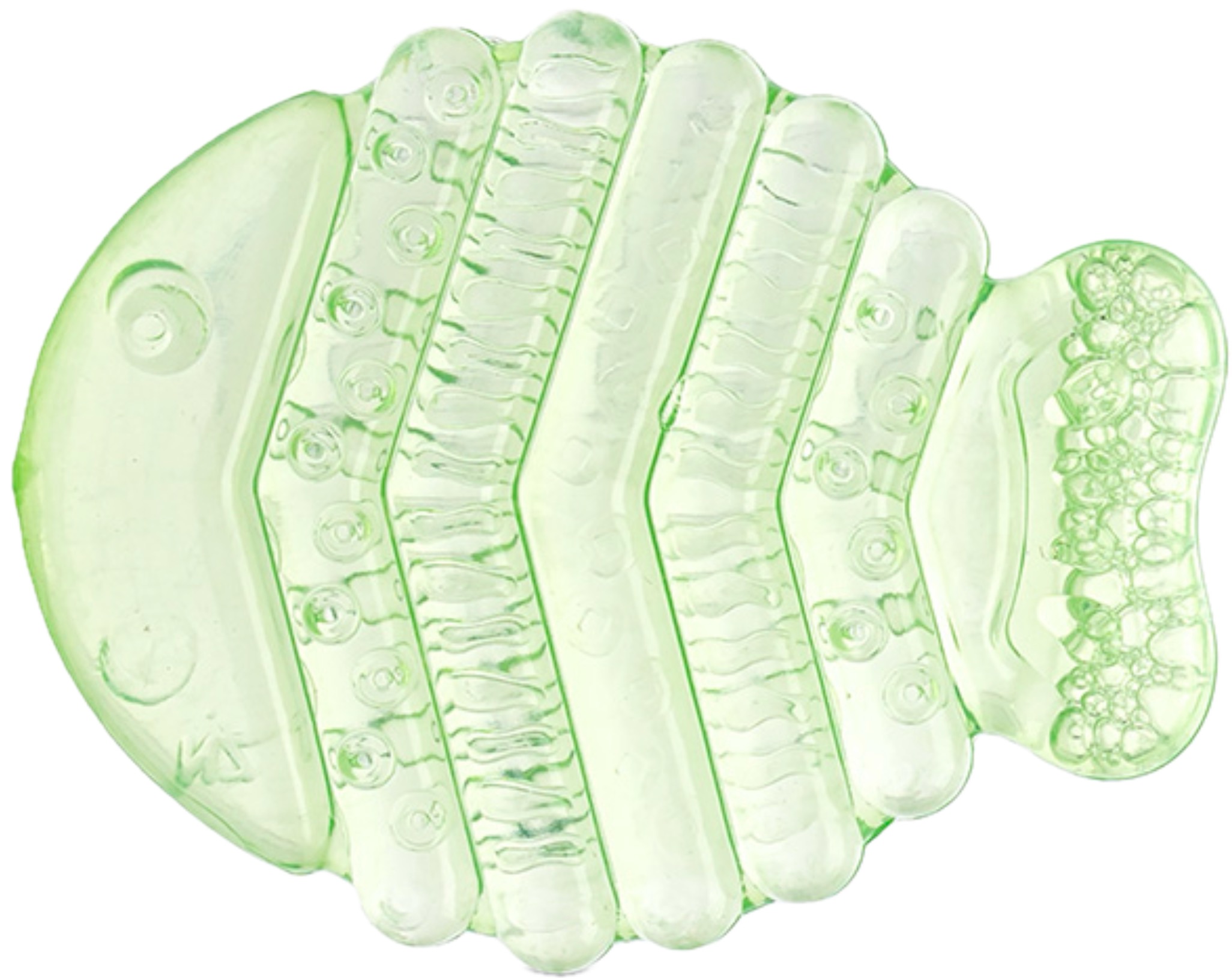 Jucărie de dentiție Lorelli Baby Care - Fish, Fresh green