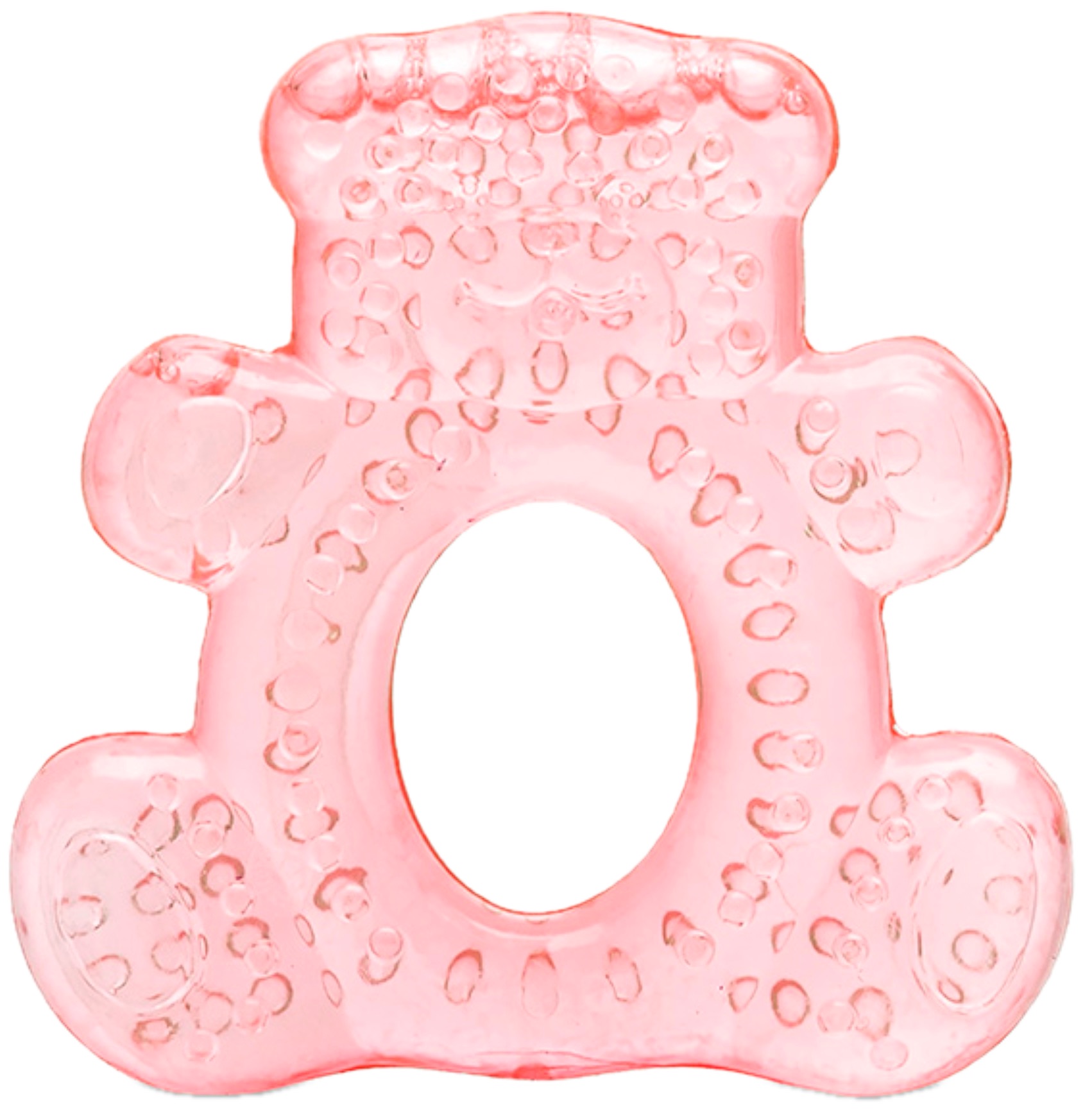 Inel gingival Lorelli  Baby Care - Urs, Shell pink