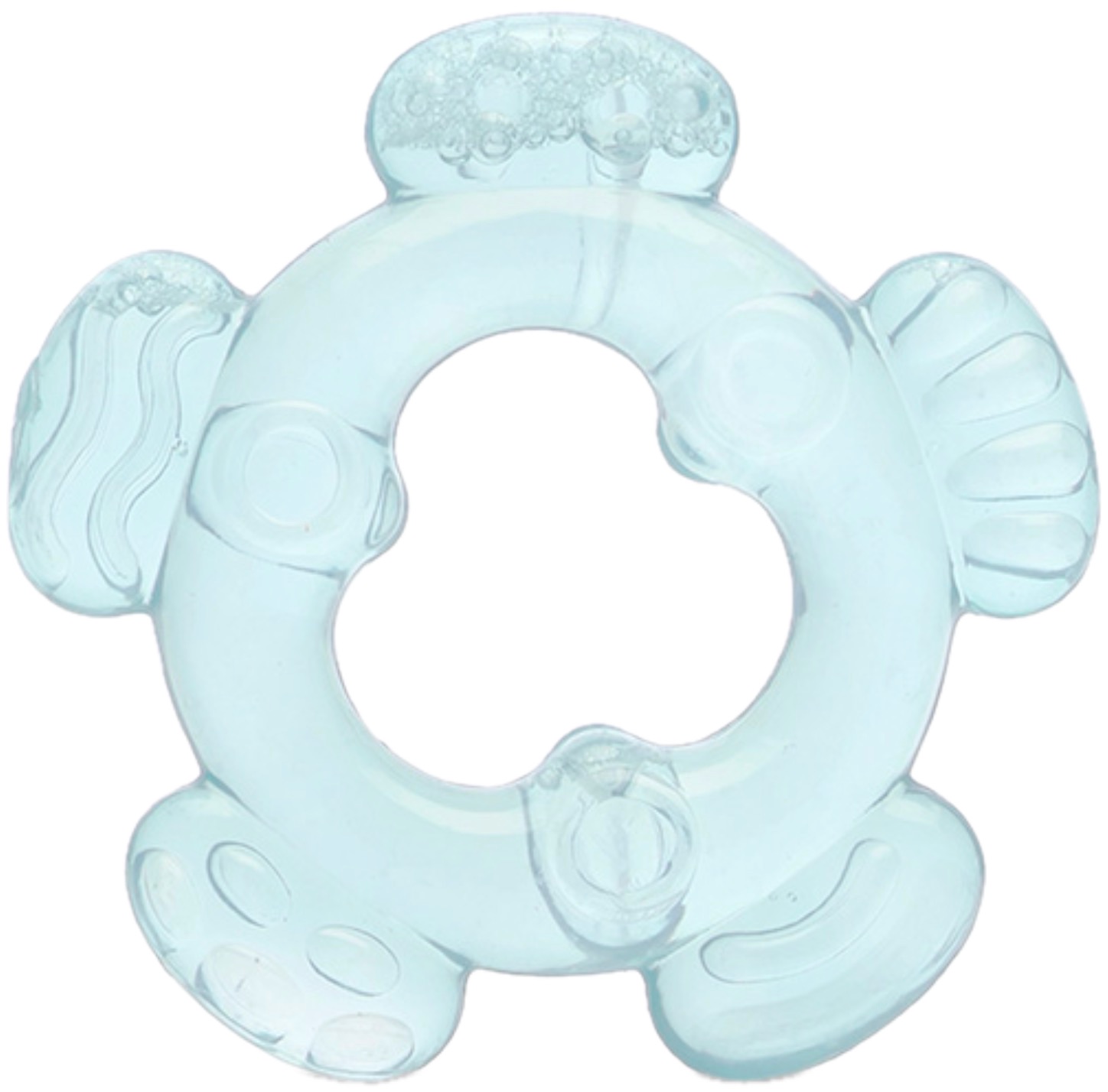 Inel gingival Lorelli Baby Care - Floare, Aqua blue