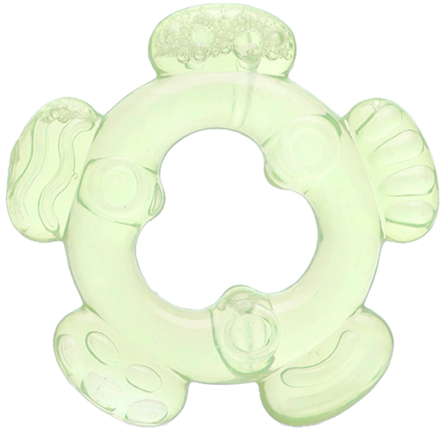 Jucărie de dentiție Lorelli Baby Care - Floare, Fresh green