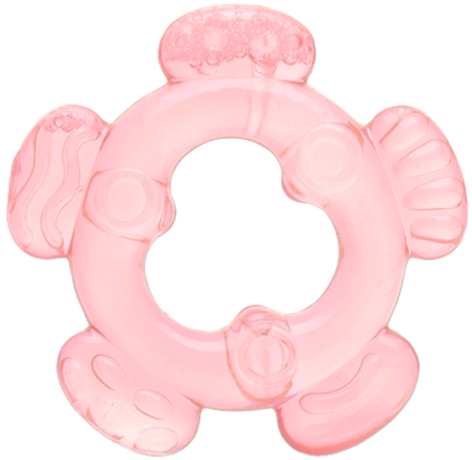Inel gingival Lorelli Baby Care - Floare, Shell pink