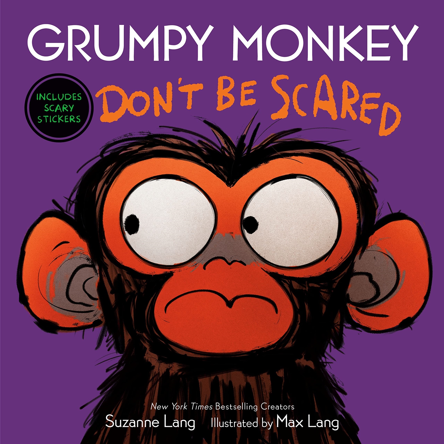 Grumpy Monkey Don't Be Scared - Suzanne Lang - imagine 2