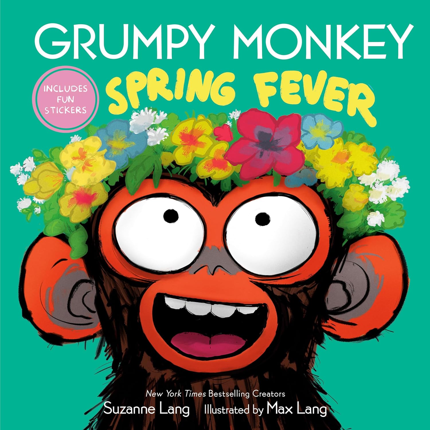 Grumpy Monkey Spring Fever - Suzanne Lang - imagine 2