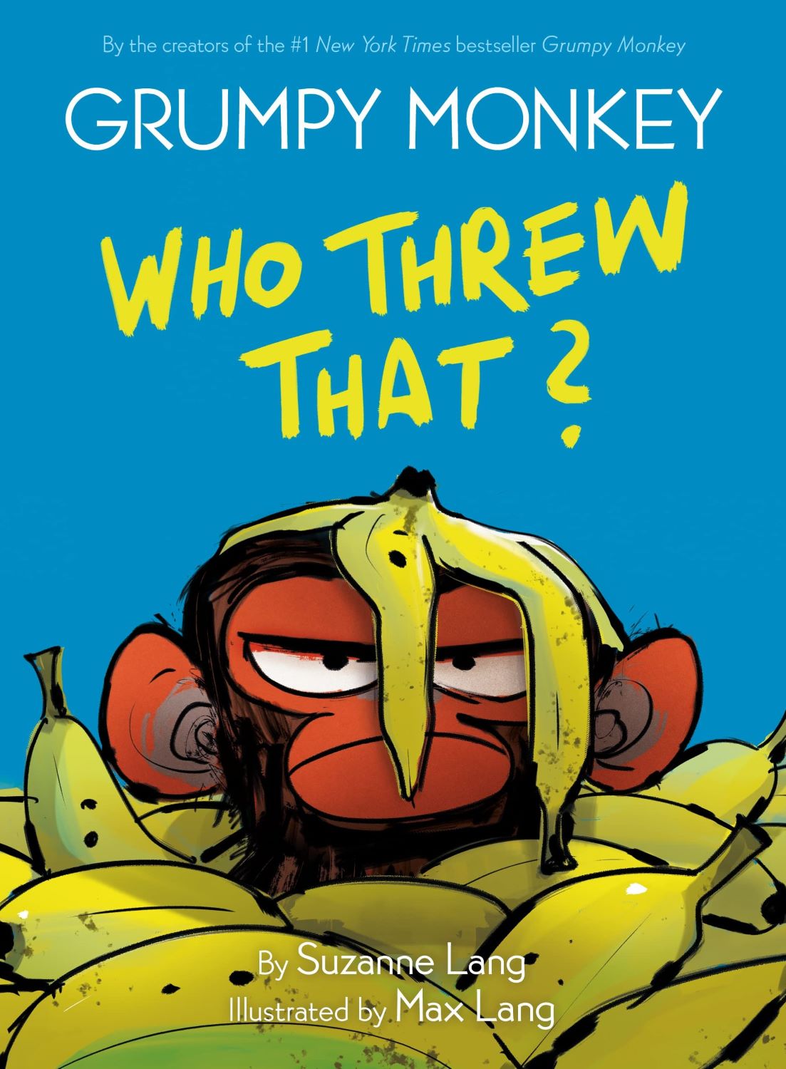 Grumpy Monkey Who Threw That?: A Graphic Novel Chapter Book - Suzanne Lang - imagine 2