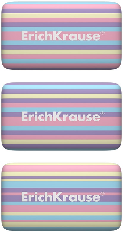 Radieră Erich Krause - Pastel Lines, sortiment