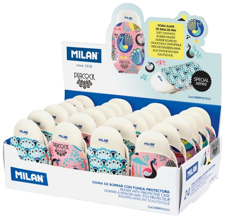 Radiera Milan - Peacock, sortiment