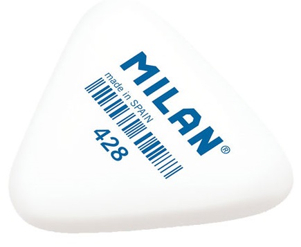 Radiera Milan - Triunghiulara 428,alba