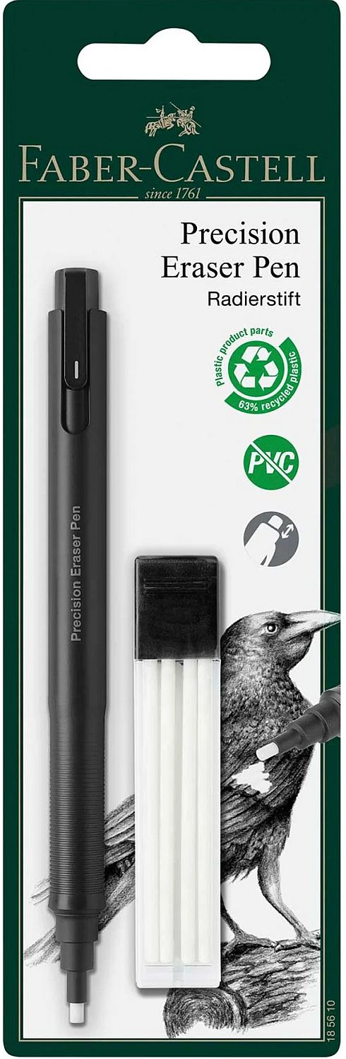 Radieră-creion Faber-Castell Perfection - Radiere de rezervă incluse
