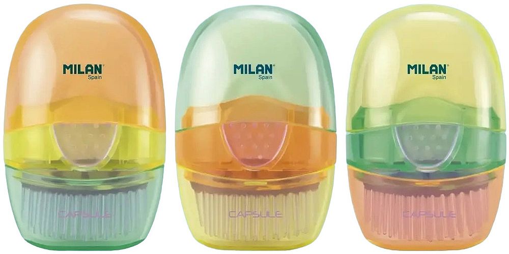 Radieră cu perie Milan Capsule - Asortiment