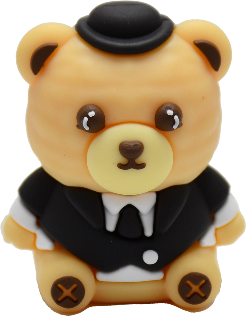 Radieră cu figurina B-Max Nandy Bear - Sortiment