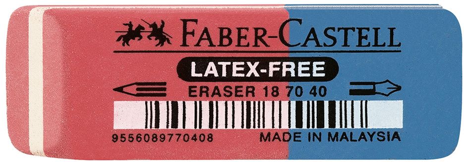 Gumă de șters creion și cerneală Faber-Castell - 7070-40, mare