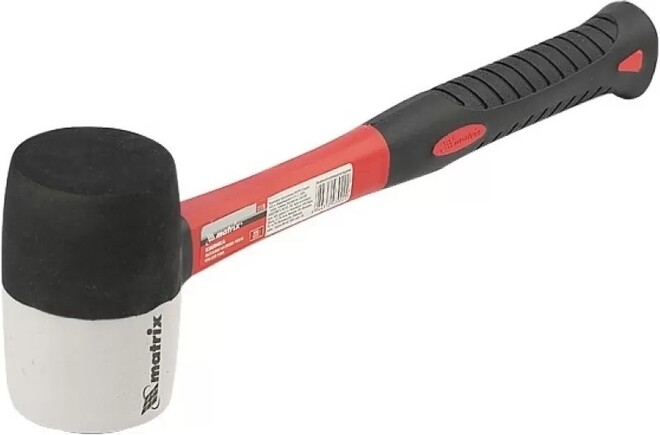 Ciocan de cauciuc MTX - 225 g, mâner din fibră de sticlă, cauciuc…