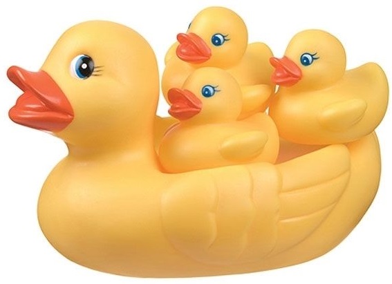 Jucarie de baie Playgro - familia de ratuste
