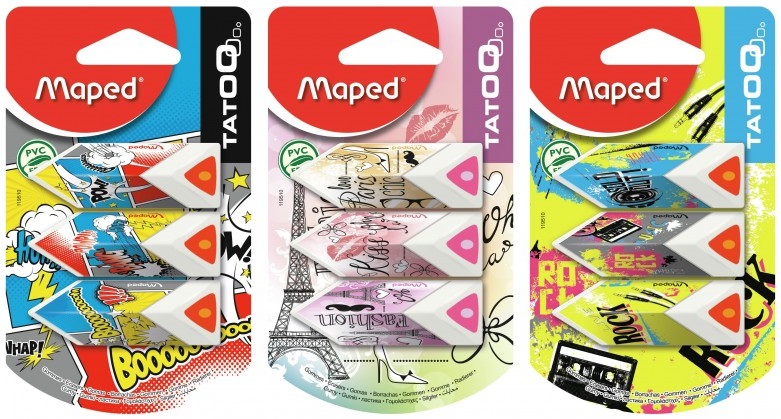 Tyres Maped - Tatoo, 3 bucăți, asortiment
