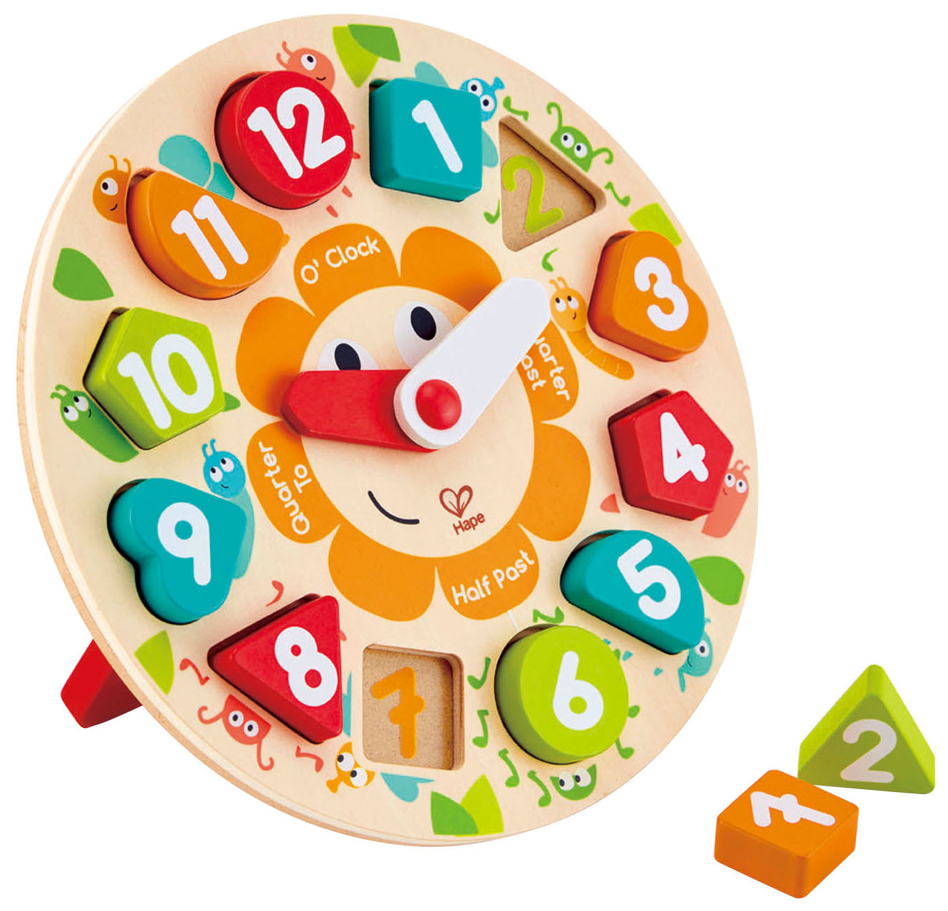 Puzzle din lemn Hape - Ceas