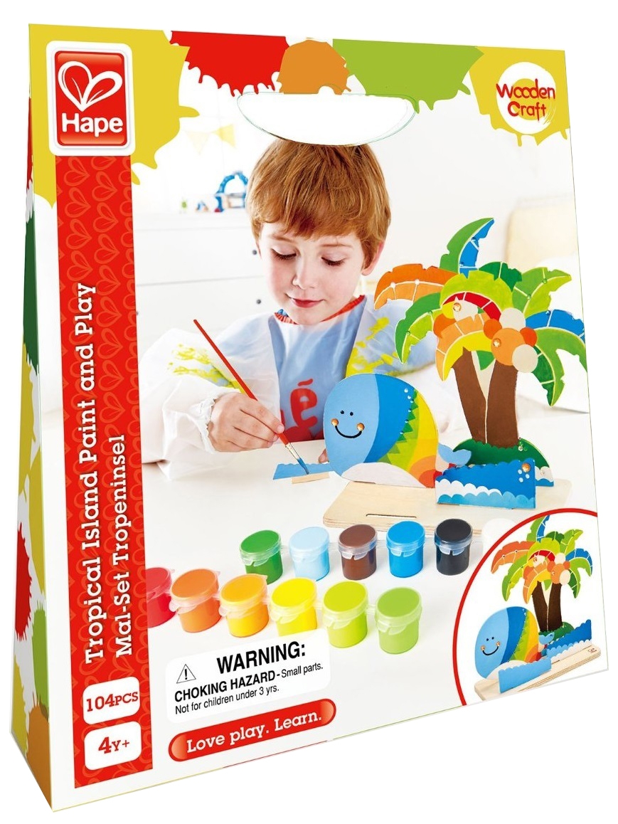 Set creativ Hape - Insula tropicala